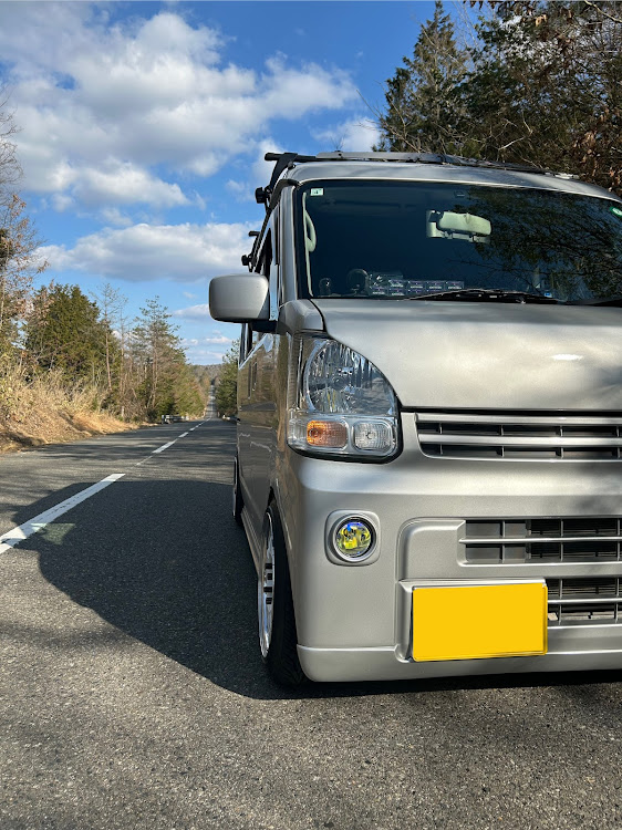 エブリイバンの愛車の半顔が見たい・team TSR・GG~CLUB・一家に一台タイヤチェンジャー・Weds Sportに関するカスタム事例の投稿画像1枚目