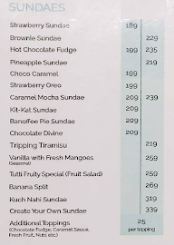 Gianis Ice Cream menu 4