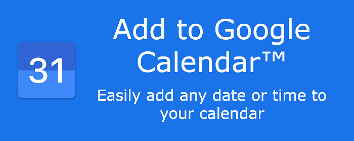 Add to Google Calendar™ marquee promo image