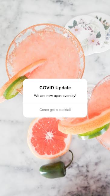 Get a Cocktail - Facebook Story template