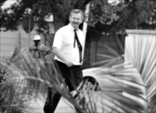 UNDER THE SPOTLIGHT: Magistrate Marius Serfontein seen entering the Meyerton magistrate's court. 09/12/2008. Sowetan. Pic. Vathiswa Ruselo.