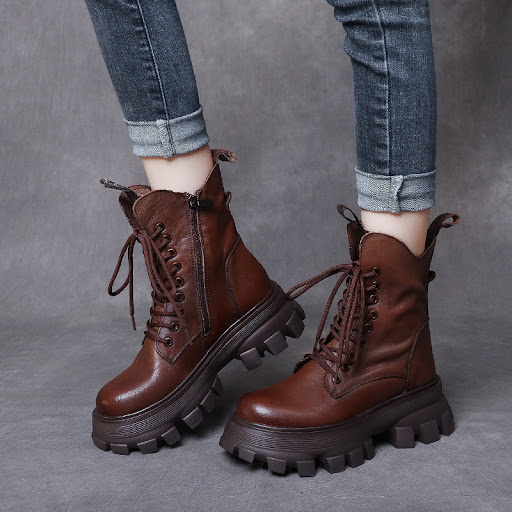 Title 5, Lightweight Leather Sponge Cake Foam Platform M...