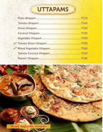 Sagar Ratna menu 