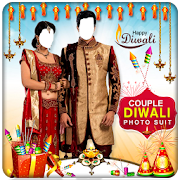 Diwali Couple Photo Suit  Icon