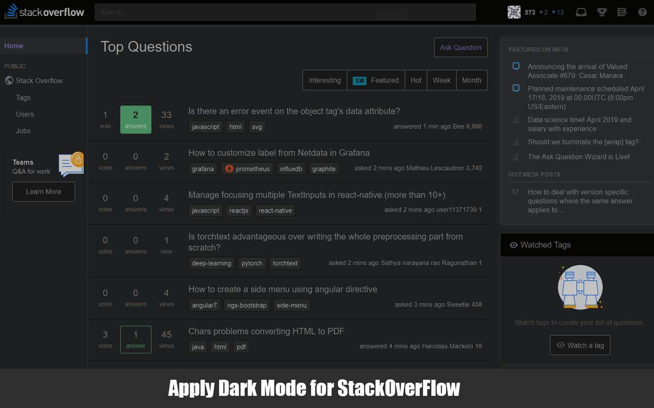 Super Dark Mode Preview image 6