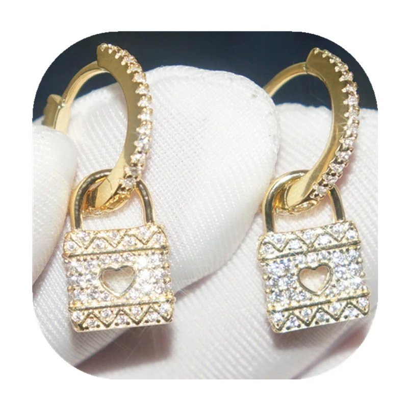 Title 4, Dames zilveren oorbellen met diamant hartvorm M...