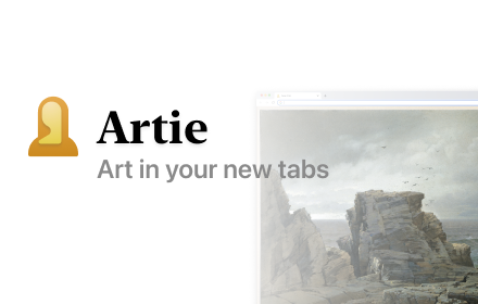 Artie - Art in Your New Tabs small promo image