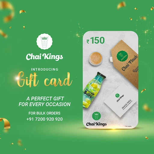 150rs Chai Kings Gift Card