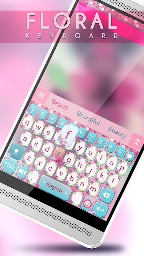 Floral Keyboard Theme