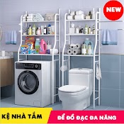 Kệ Nhà Vệ Sinh Toilet , Bồn Cầu, Kệ Máy Giặt Sơn Tĩnh Điện 3 Tầng - Knvs01