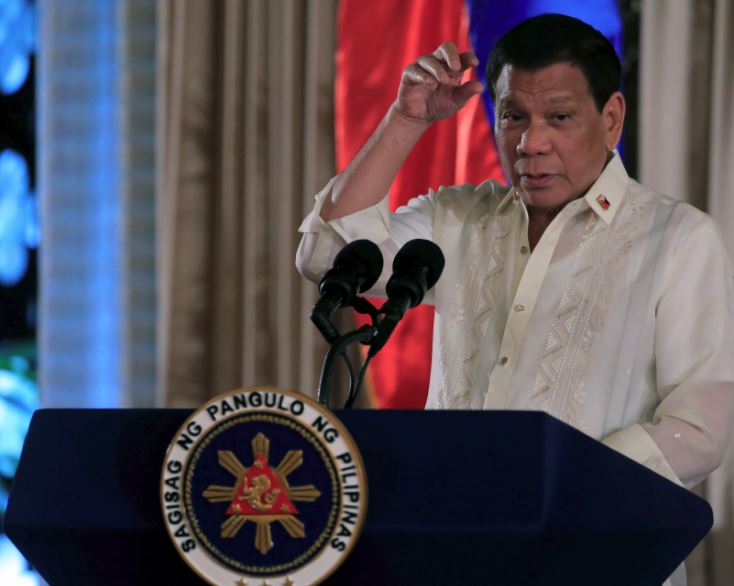 Philippine President Rodrigo Duterte.