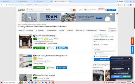 LZ Justdial Scraper Pro screenshot 3