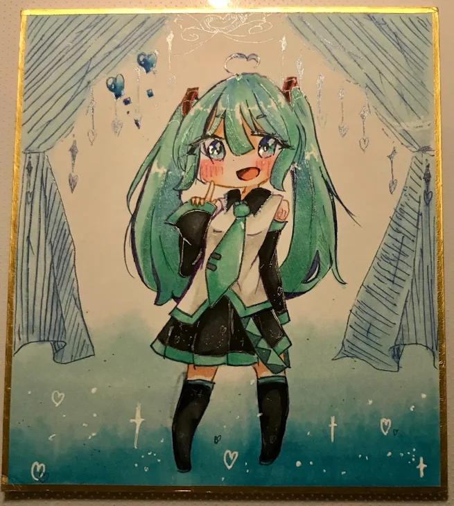 「初音ミクちゃんかいたった！」のメインビジュアル