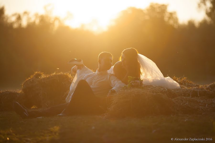 Wedding photographer Aleksandr Zaplacinski (zaplacinski). Photo of 18 August 2016