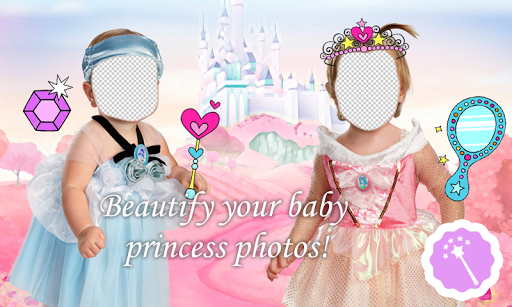 Princess Baby Photo Montage