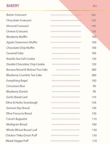 Love & Cheese Cake menu 