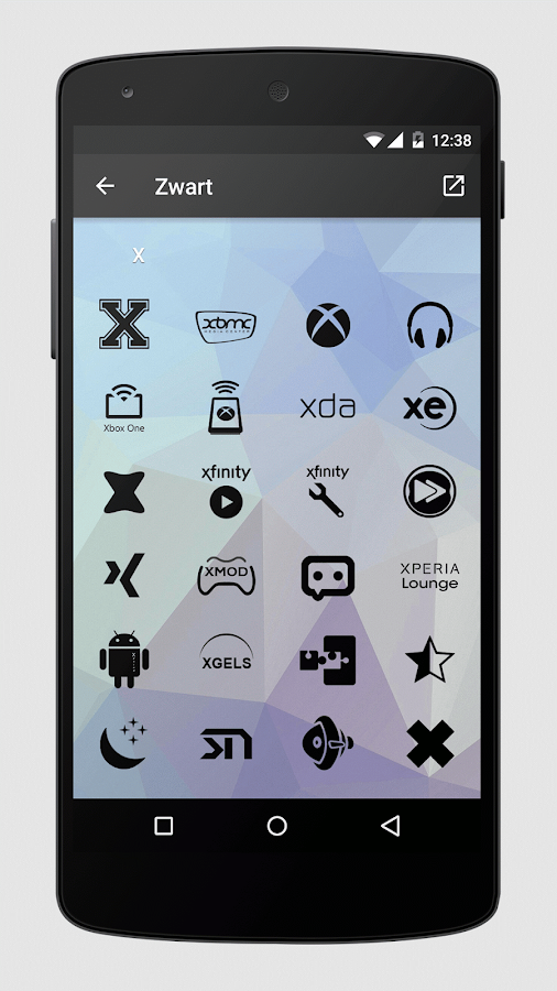  Zwart - Black Icon Pack- screenshot 