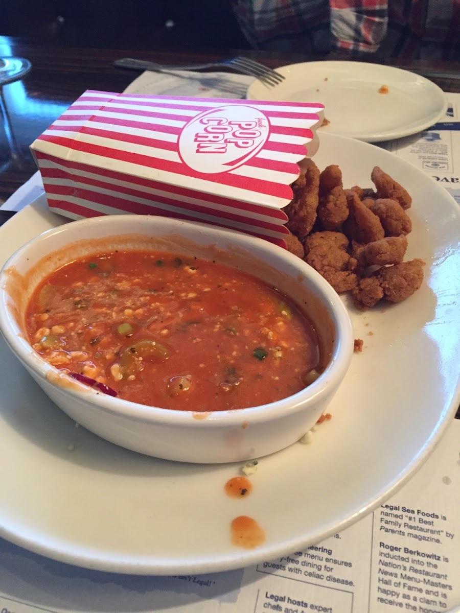 Buffalo Popcorn Shrimp!