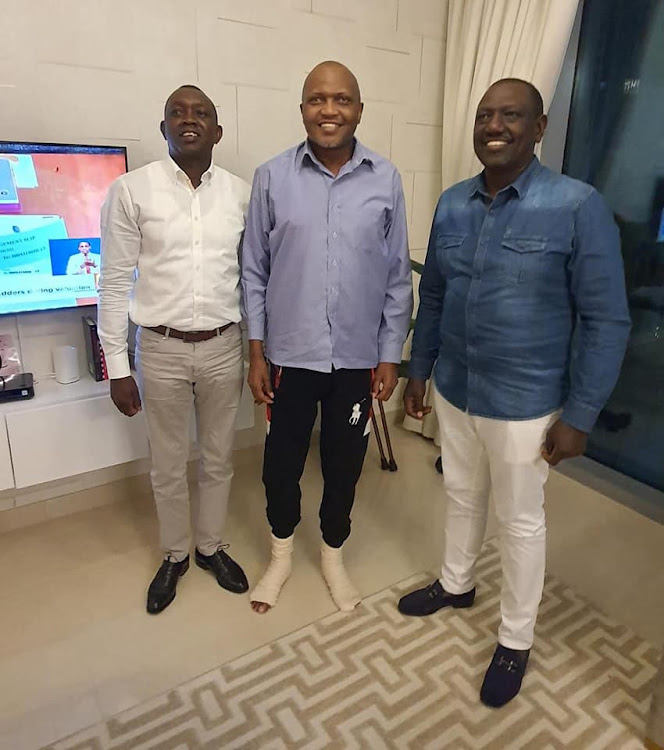 Oscar Sudi, Moses Kuria and William Ruto