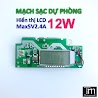 Mạch Sạc Dự Phòng 12W Hiển Thị Lcd Mạch Xanh