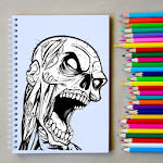 Cover Image of Download How to Draw a Horror Character Step by Step 1.0 APK