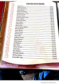 RS Sweets & Restaurant menu 1