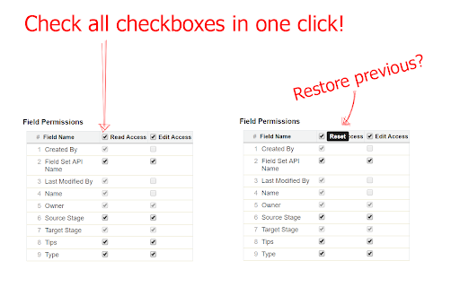 Check all checkboxes one click! pre 