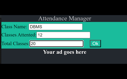 Attendance Manager