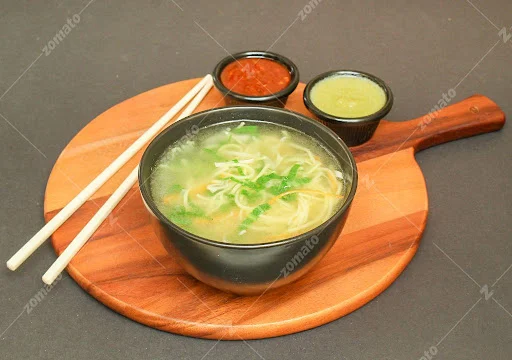 Clear Noodle Soup (Veg) (Serves 1)