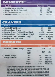 Burger King menu 2