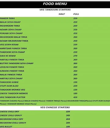 ChatKhore Veg & Non-Veg menu 