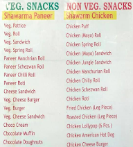 Yummies menu 2