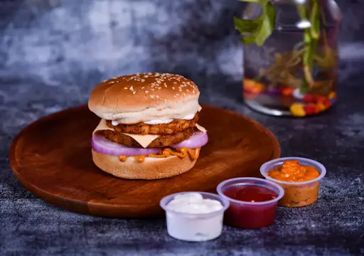 TAK-A-TAK Aloo Burger King Size With Cheese