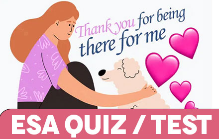 Do I QUALIFY for an ESA Test Quiz small promo image