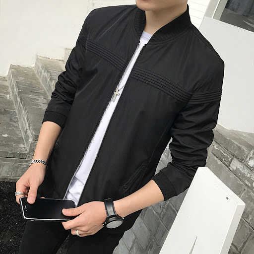 Title 2, Mens Fashion Casual Ribbed Jacket, Designed fo...