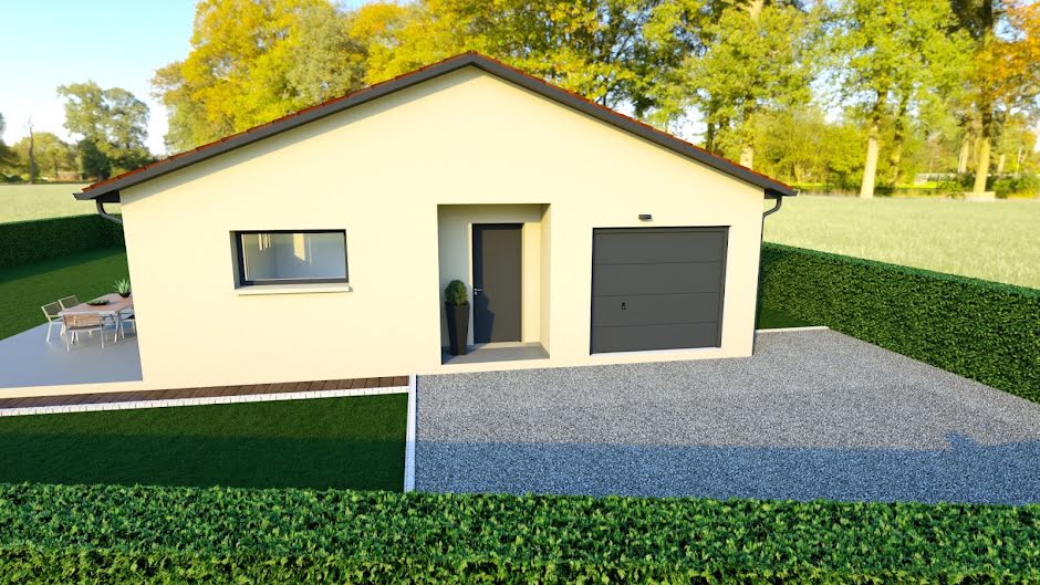 Vente maison neuve 5 pièces 88 m² à Montrevel-en-Bresse (01340), 232 000 €