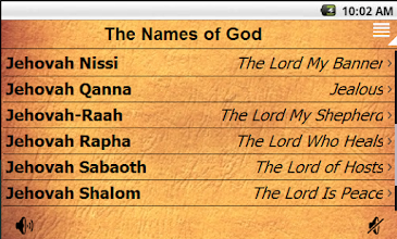 Names Of God List