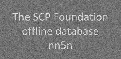 The SCP Foundation Database 