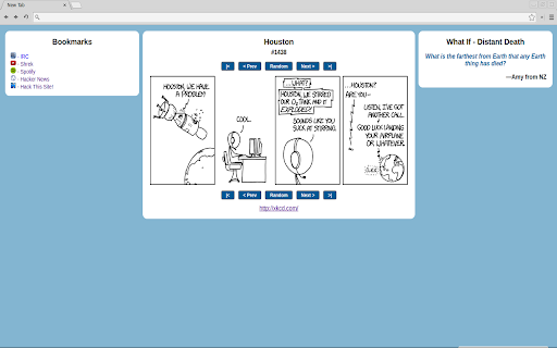 xkcd - New Tab Page