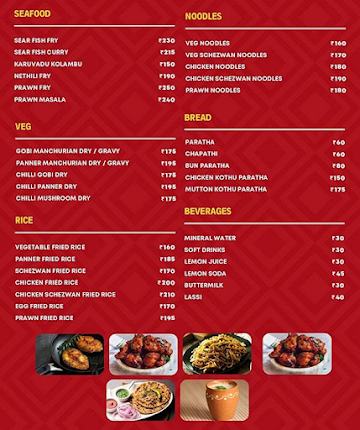 Chennai Mess menu 