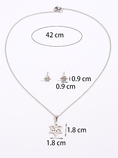 Title 1, Stainless Steel Heart Key Necklace for Suit Jew...