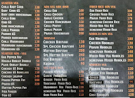 Hotel Black Pepper menu 1