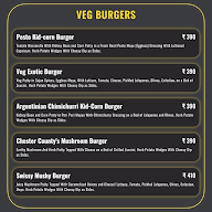 Mind The Gap Burgers menu 1