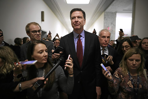 James Comey, former FBI director, was fired by Donald Trump after he, as some see it, helped him win the election.