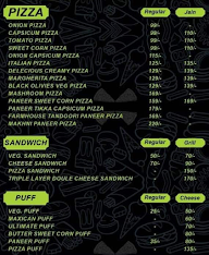 Down Town's Pizza menu 1