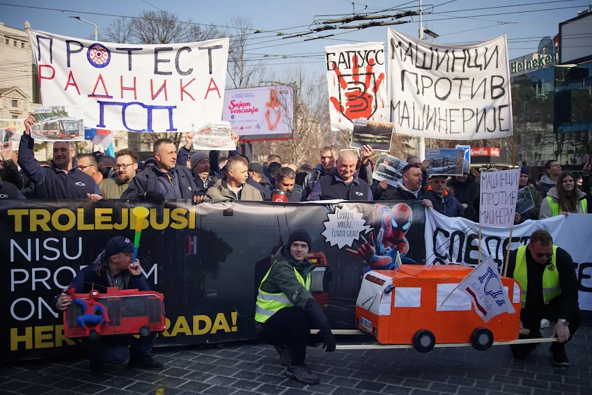 Sindikati GSP-a: Protestovalo 14,5 odsto zaposlenih, a ne jedan odsto kako tvrdi gradonačelnik