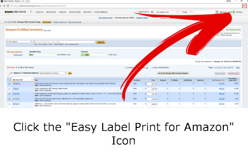 Easy Label Print for Amazon