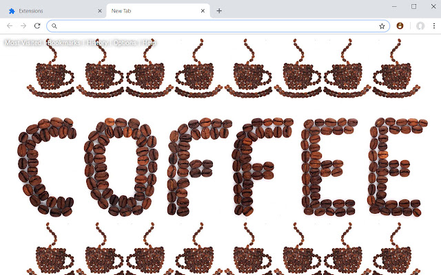 Coffee New Tab Theme HD Wallpapers