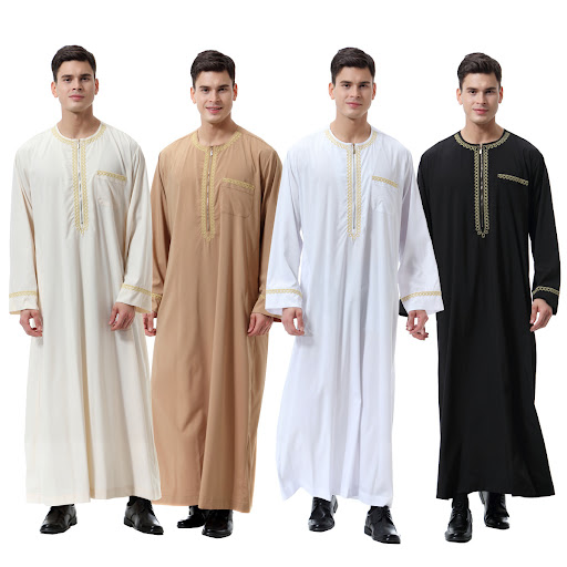 Title 5, Muslim Arab Middle East Mens Printed Zip Round...