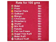 Paras Malai Kulfi Ice Cream menu 1